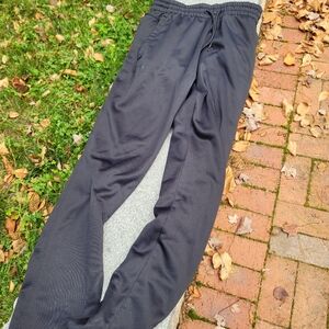 Under Armour black pants.
